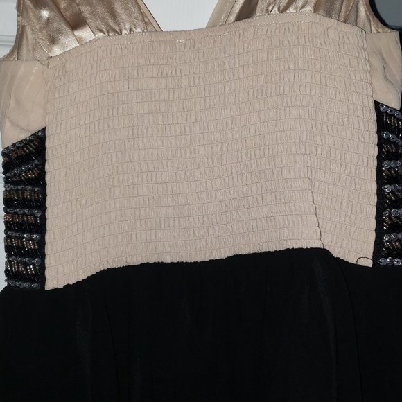 Party Dress - Gold & Sequins - Picture 4 of 5